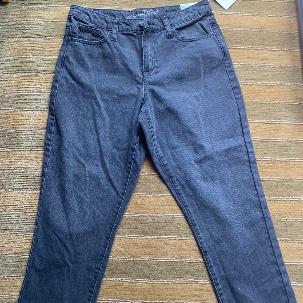 Straight Fit Black Wash Jeans (Never Worn)